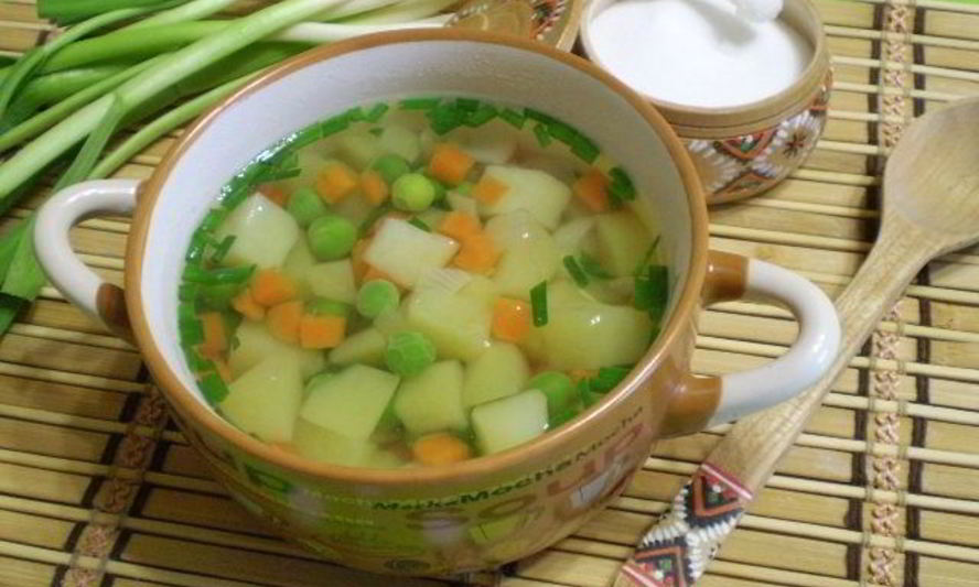 Рецепт простого овощной суп