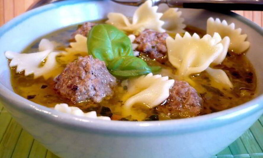 Рецепт супа с овощами и фрикадельками