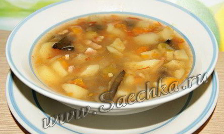 Рецепт похлебки грибной