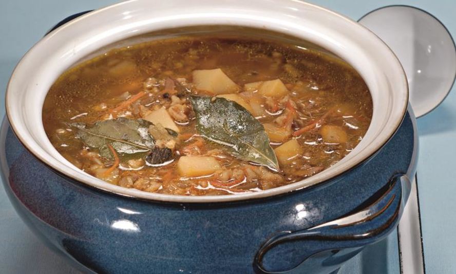 Рецепт овощного рассольника с грибами