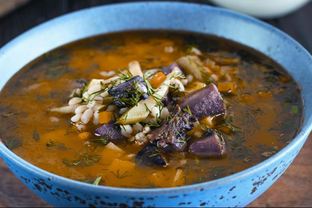 Рассольник из гусиных потрохов