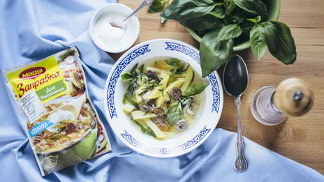 рассольник из куриных потрошков