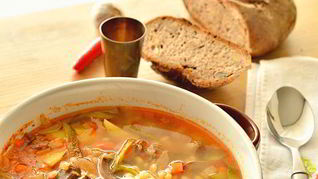 Рассольник ленинградский с почками