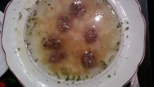 Рассольник с фрикадельками