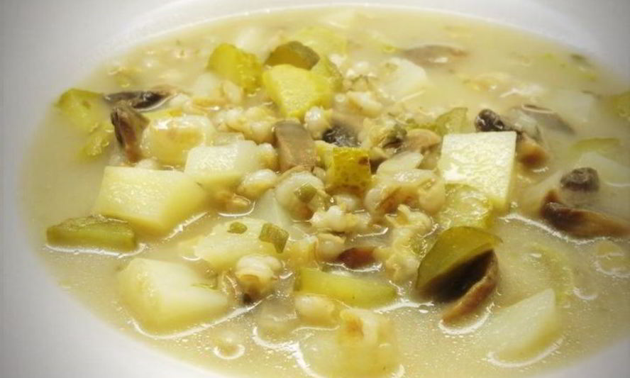 Рецепт рассольника с грибами в мультиварке