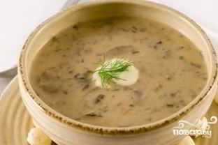 Рассольник с грибами