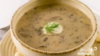 Рассольник с грибами