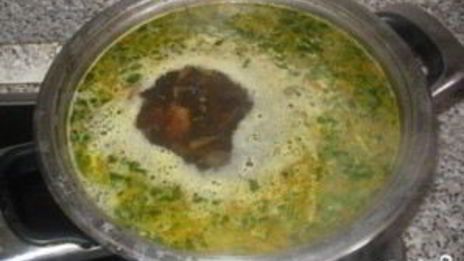 рассольник с грибами