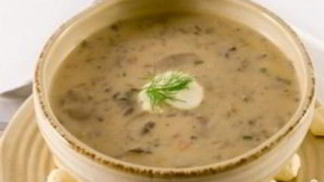 рассольник с грибами