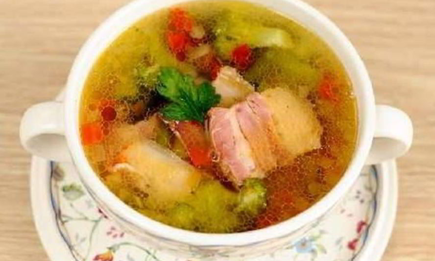 Рецепт рассольника с копченой грудинкой