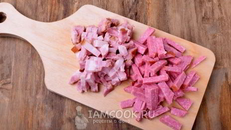 рассольник с копченостями