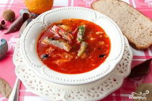 Рассольник с перловой крупой