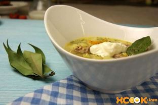 Рассольник с пшеном