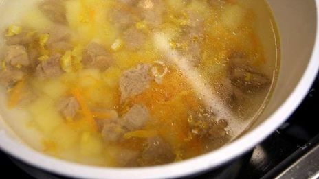 рассольник с пшеном