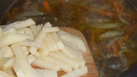 рассольник с тунцом