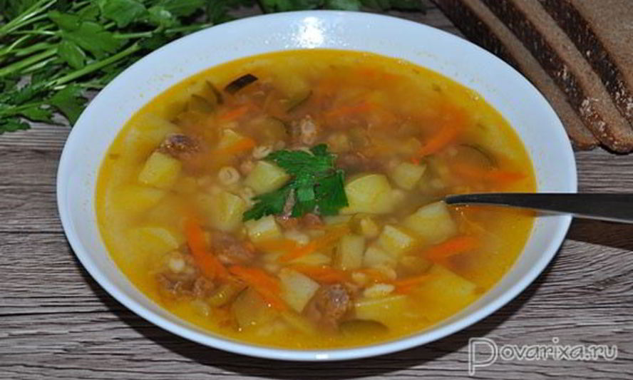 Рецепт рассольника с тушенкой