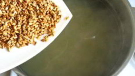 вегетарианский рассольник с перловкой