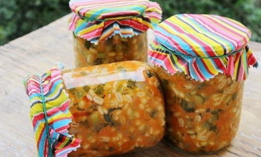 Рецепт заправки для рассольника с перловкой на зиму