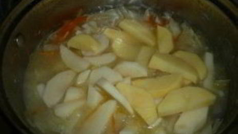 кислые щи на курином бульоне