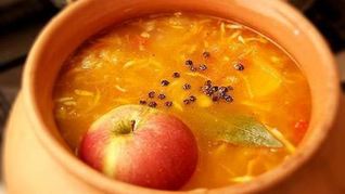 Кислые щи с говядиной