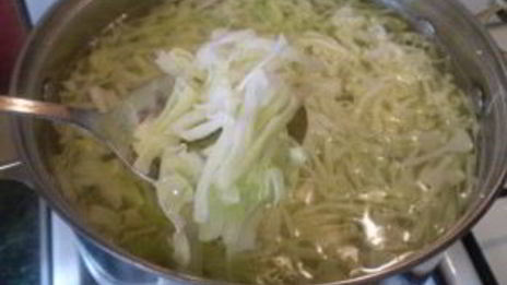 постные щи из свежей капусты