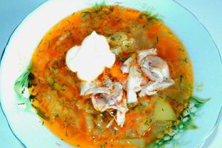 Щи из китайской капусты