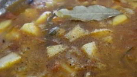 щи из квашеной капусты с фасолью