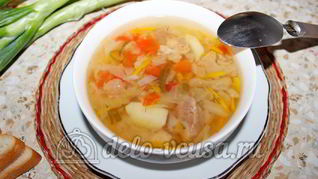 Щи из квашеной капусты в мультиварке