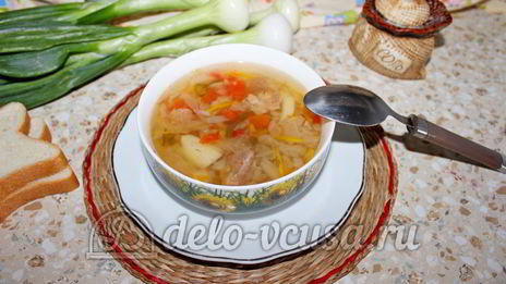 щи из квашеной капусты в мультиварке