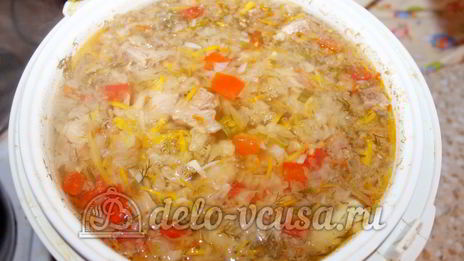 щи из квашеной капусты в мультиварке