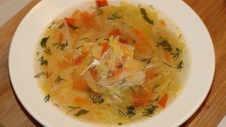 щи из пекинской капустой