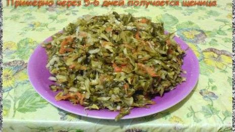 щи из щеницы