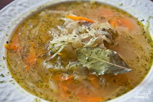 Щи из соленой капусты