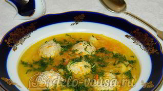 Щи с фрикадельками