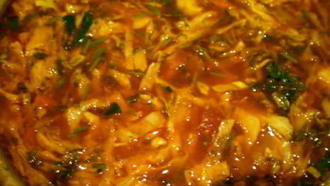 щи с говядиной и грибами