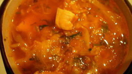 щи с говядиной и грибами