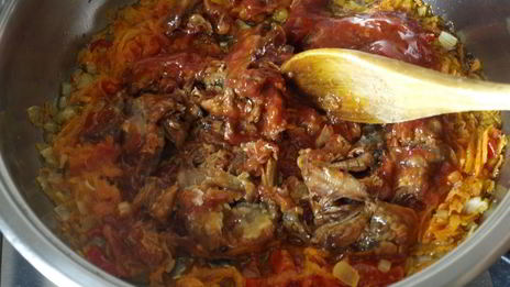 щи с килькой