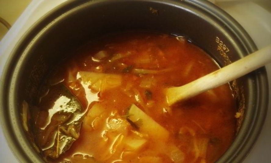 Рецепт щей с кислой капустой в мультиварке