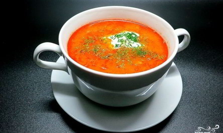 Рецепт щей с томатной пастой