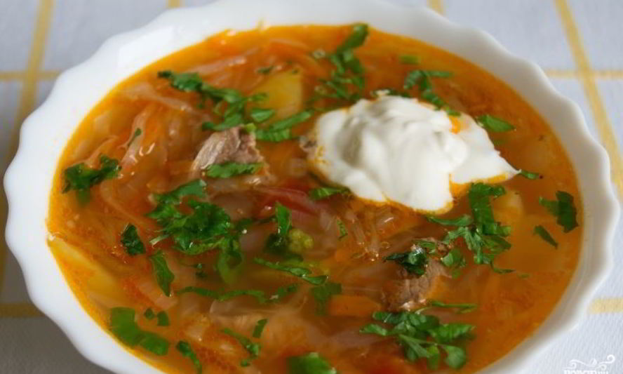 Рецепт свежих щей