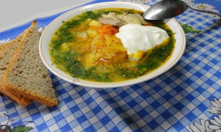 Рецепт вкусных щей с курицей из свежей капусты