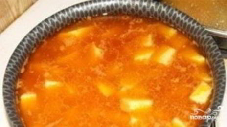 шурпа из баранины по-узбекски