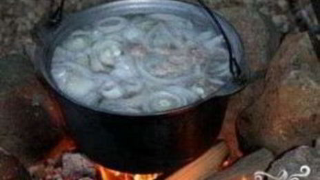 шурпа из баранины с нутом