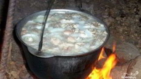 шурпа из баранины с нутом