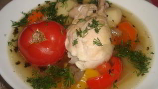 Шурпа из петуха