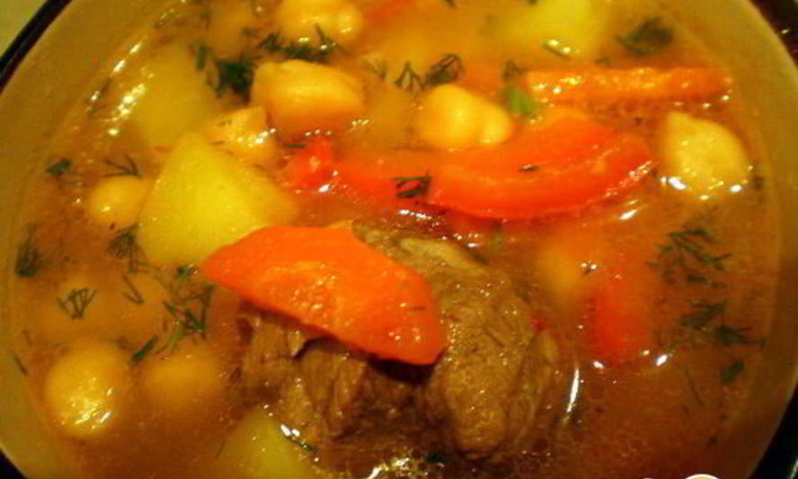 Рецепт шурпы с нутом