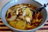 Швабский суп с домашними шпецле