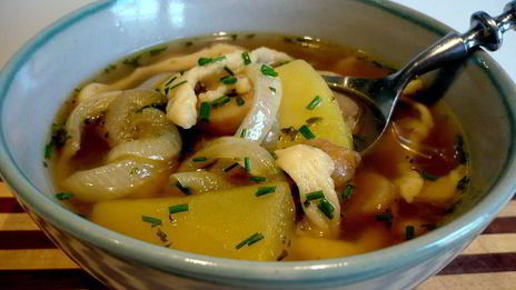 швабский суп с домашними шпецле