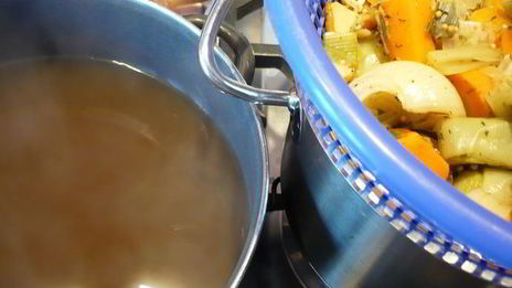 швабский суп с домашними шпецле