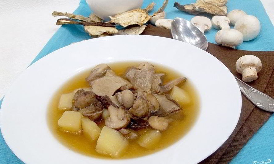 Рецепт грибной солянки без капусты